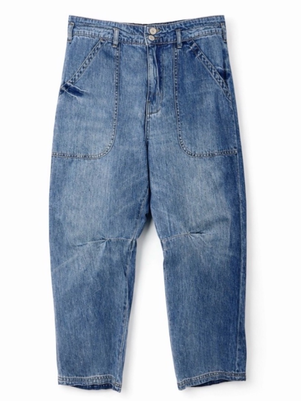 Anthropologie Pilcro Barrel Jeans light denim